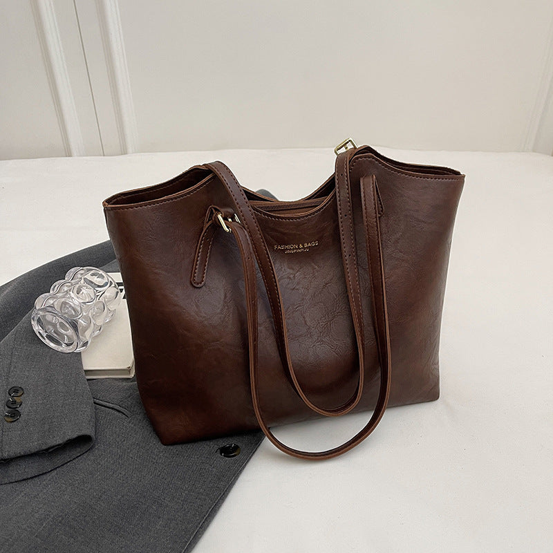 Premium Leather Tote Bowlift