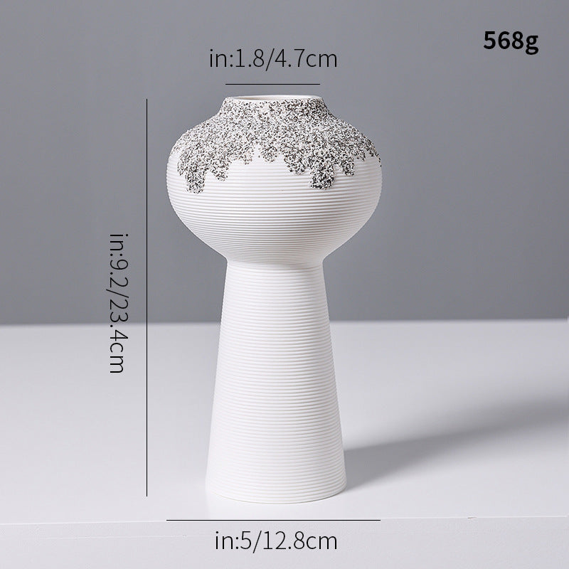Textured Ceramic Centerpiece