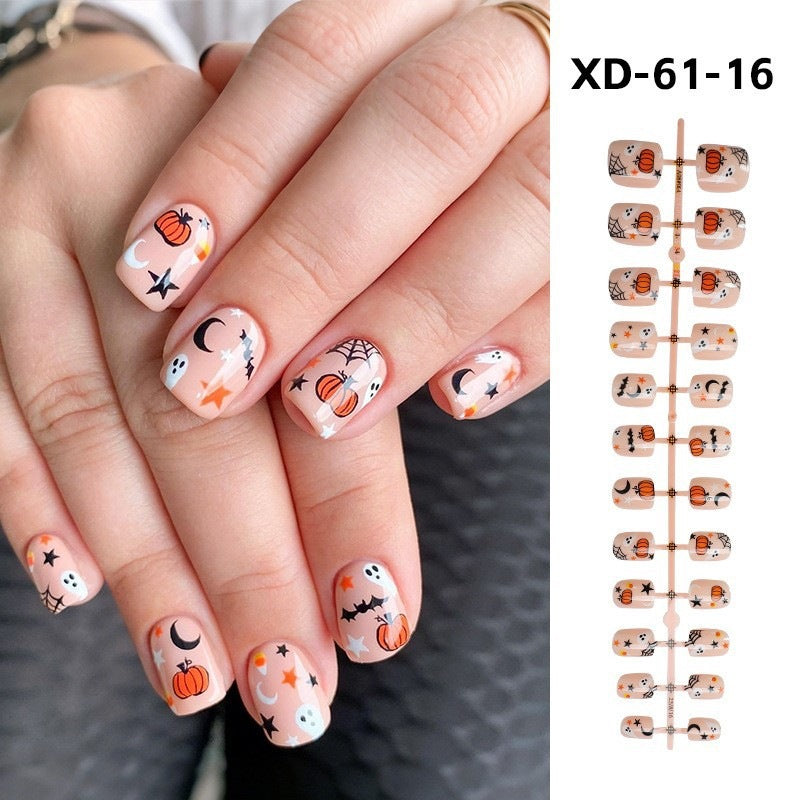 Creative Halloween Art Nail Set Bowlift
