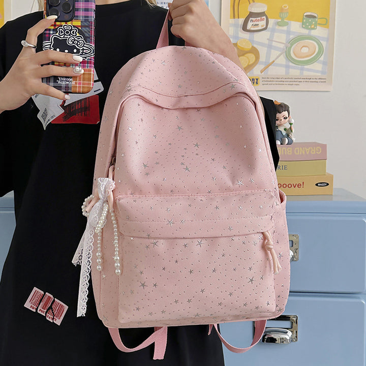 Girls Decorative Star Pattern Bowlift
