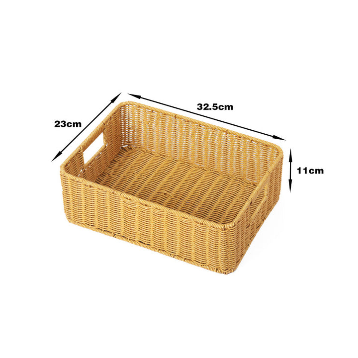 Home Storage Wicker Basket Bowlift