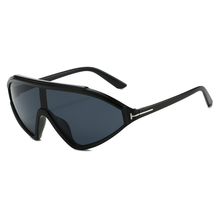 Women sporty sunglasses with ergonomic full rim design Bowlift