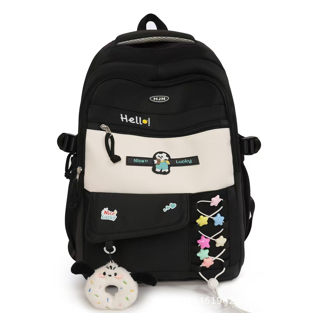 Playful Character Design School Backpack Bowlift