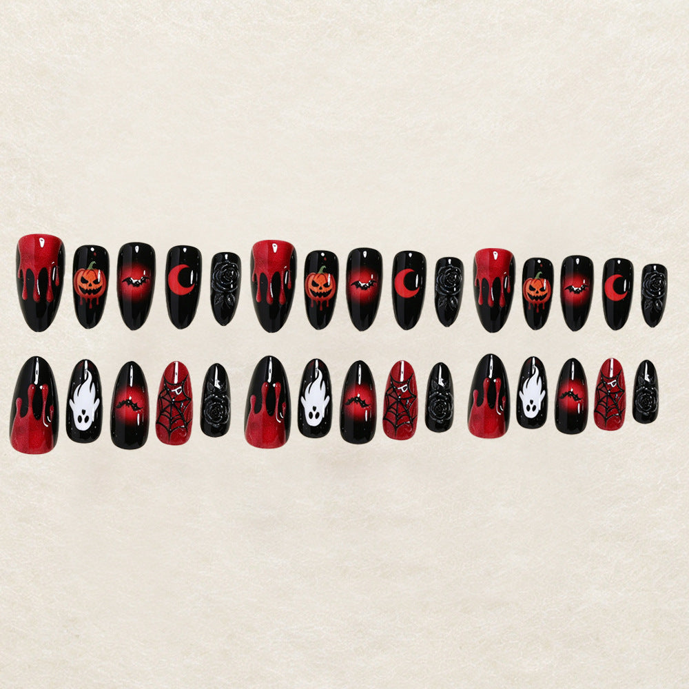 Festive Halloween-Themed Nail Art Set Bowlift