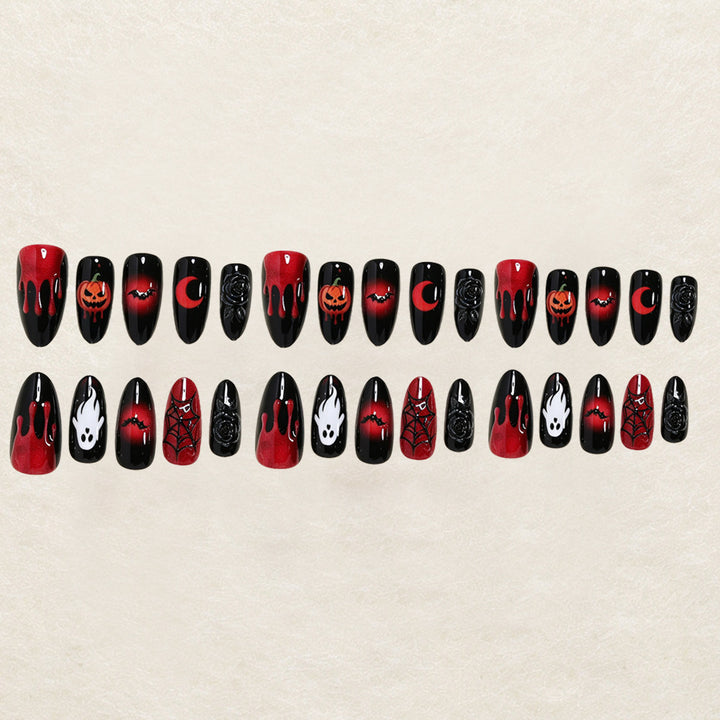 Festive Halloween-Themed Nail Art Set Bowlift