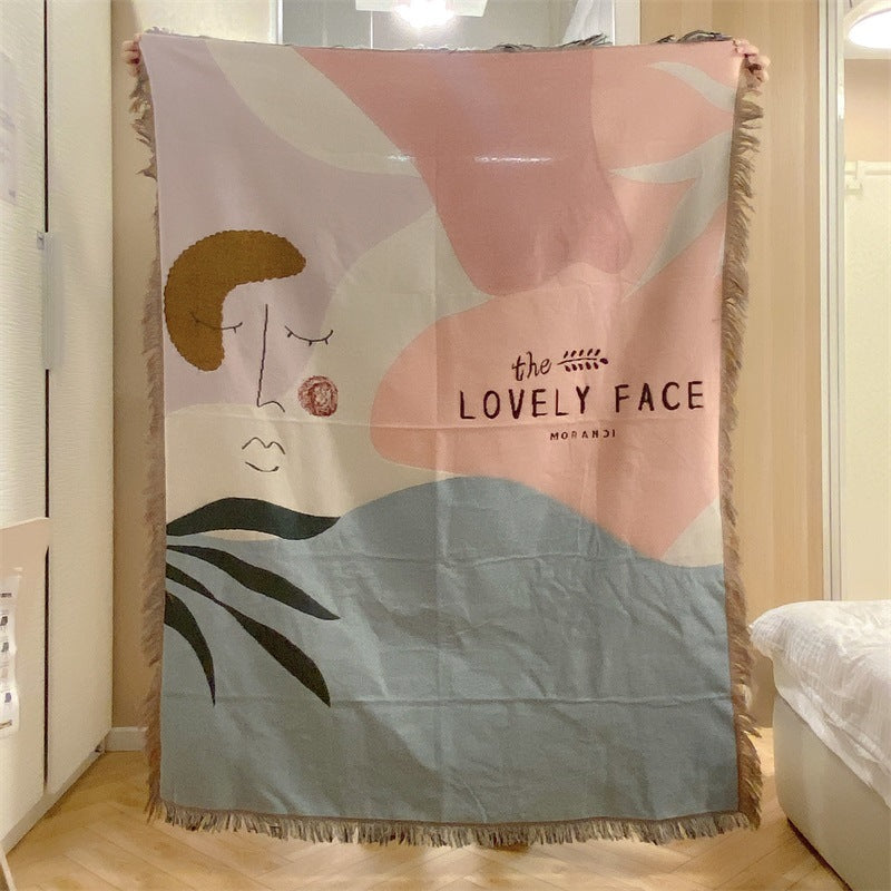 Artistic Patterned Throw Blanket