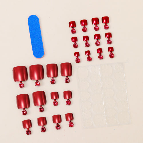 Glossy Metallic Nail Art Set Bowlift