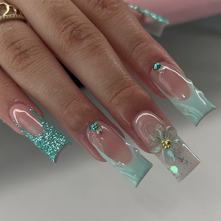 Decorative Gel Nail Extensions Bowlift
