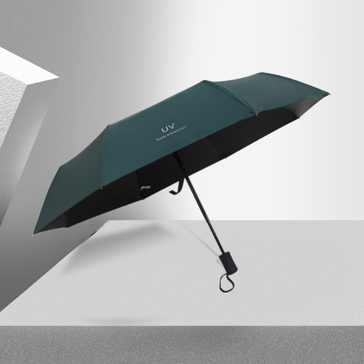 Women's Folding Umbrella with Elegant Feather Design Bowlift