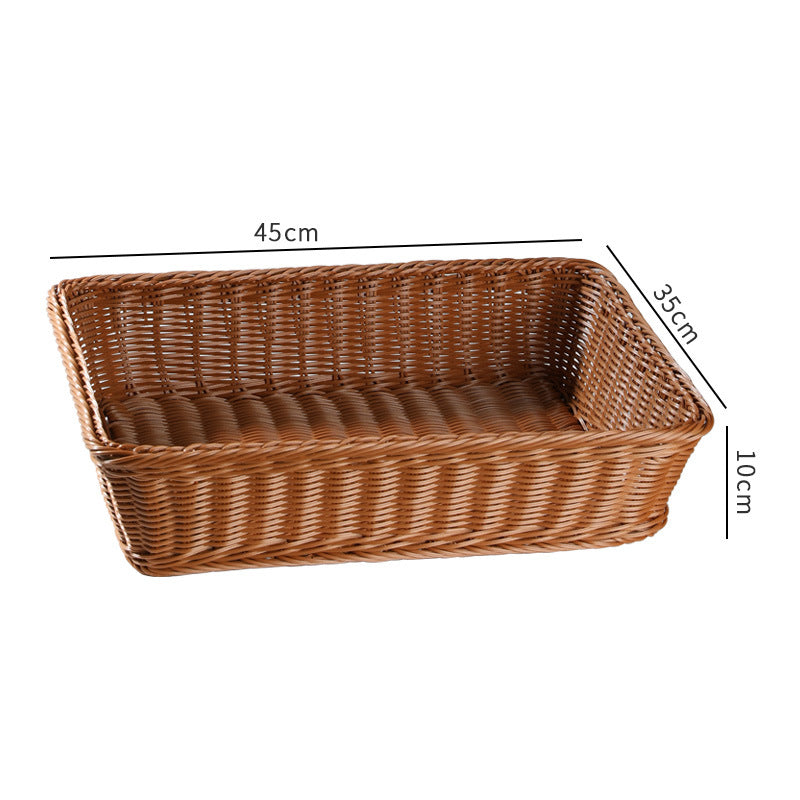 Large Rectangular Woven Storage Tray Bowlift