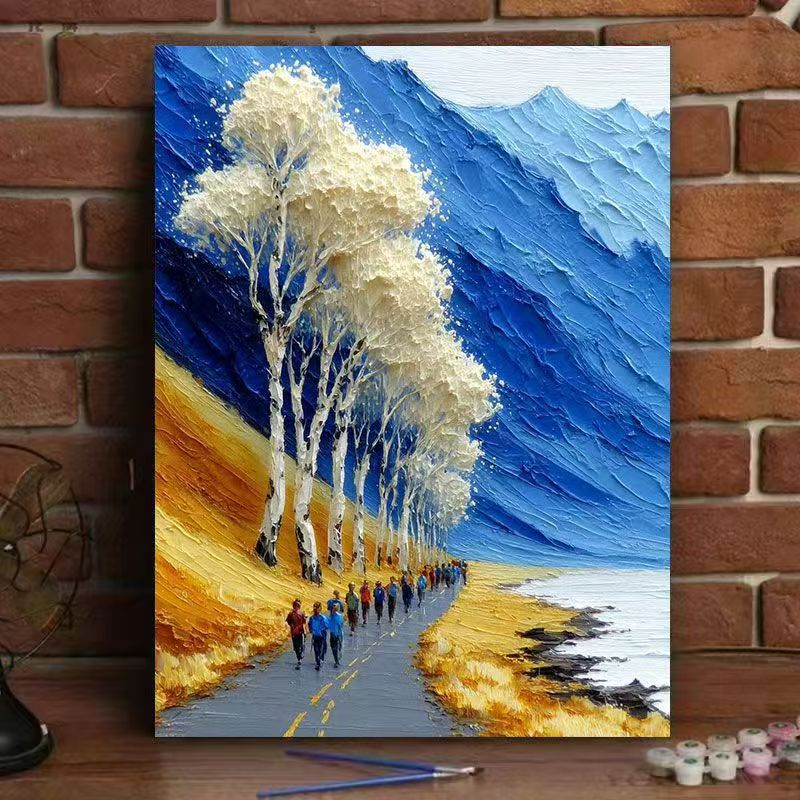Textured Landscape Art Print Bowlift