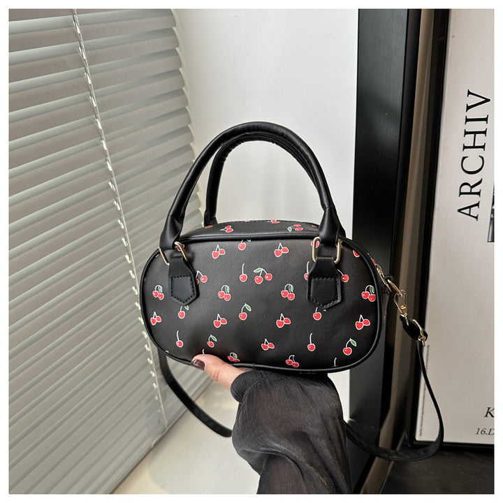 Playful Cherry Print Mini Handbag Bowlift