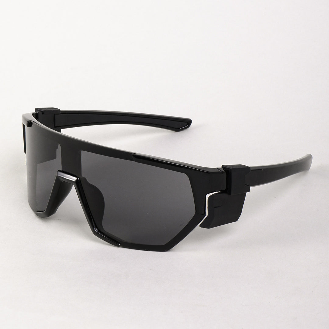 Women's sports sunglasses in a modern futuristic design with polarized lenses Bowlift