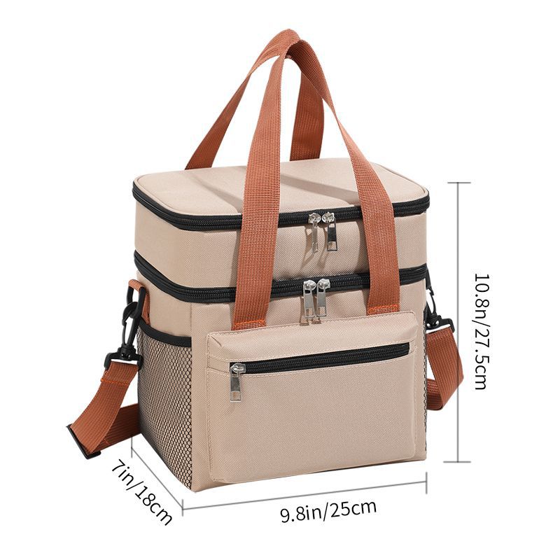 Multi-Compartment Insulated Food Storage Tote Bowlift