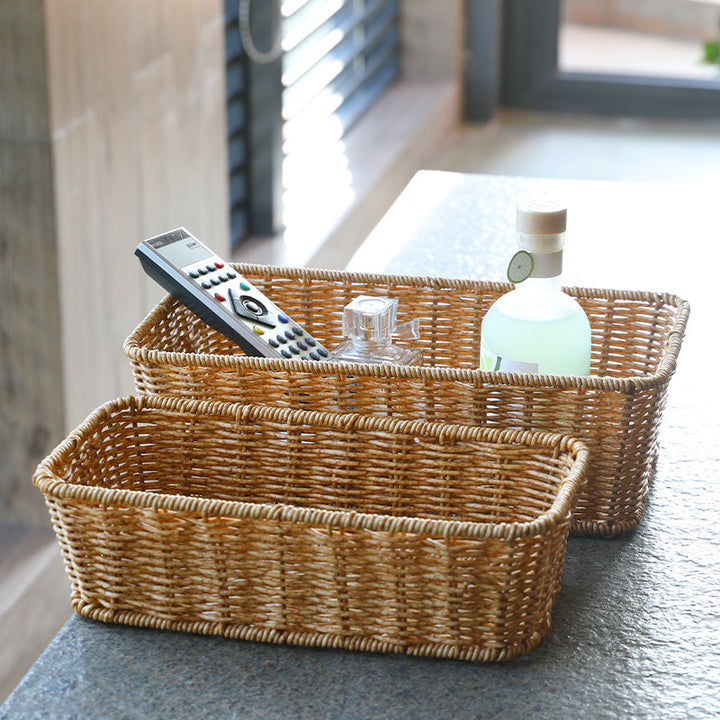 Decorative Handwoven Storage Basket Bowlift