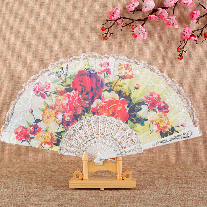 Ladies Elegant Hand Fan Bowlift