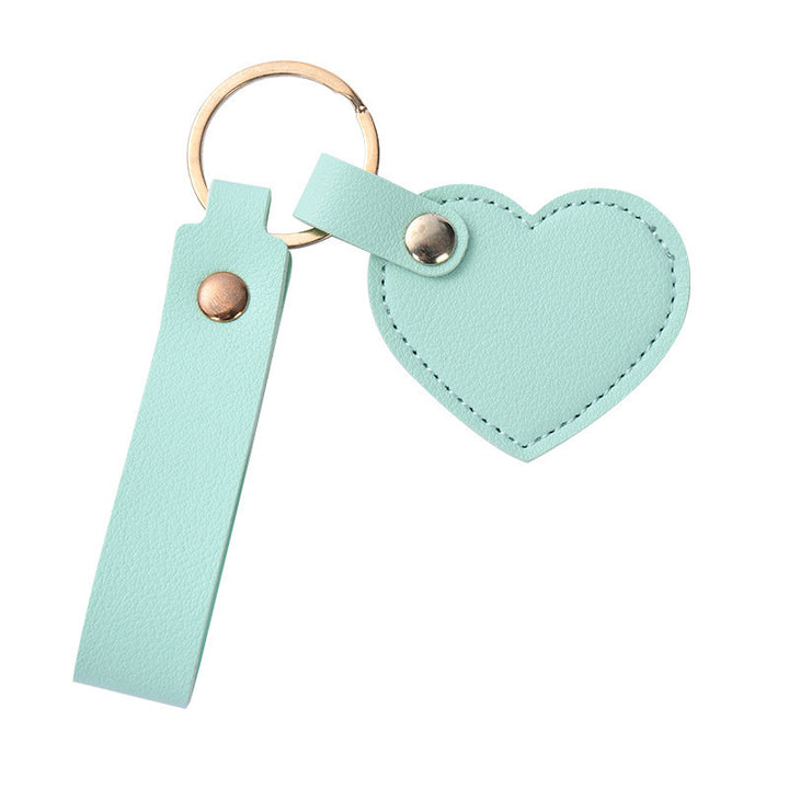 Women Keychain Bowlift Heart Shape Made of High-Quality Artificial Leather