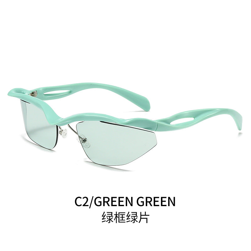 Women's sporty sunglasses with aerodynamic frame Bowlift 1780028486