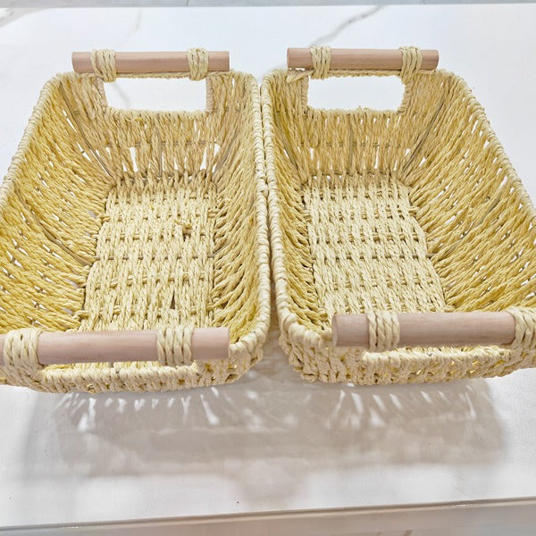 Stylish Handwoven Storage Basket Bowlift