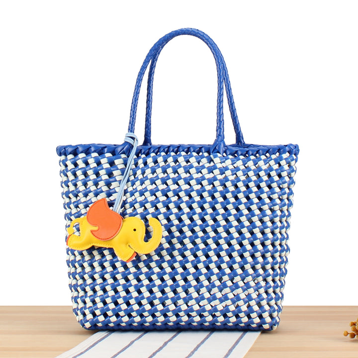 Creative Tote Bag with Playful Elephant Jewelry Bowlift
