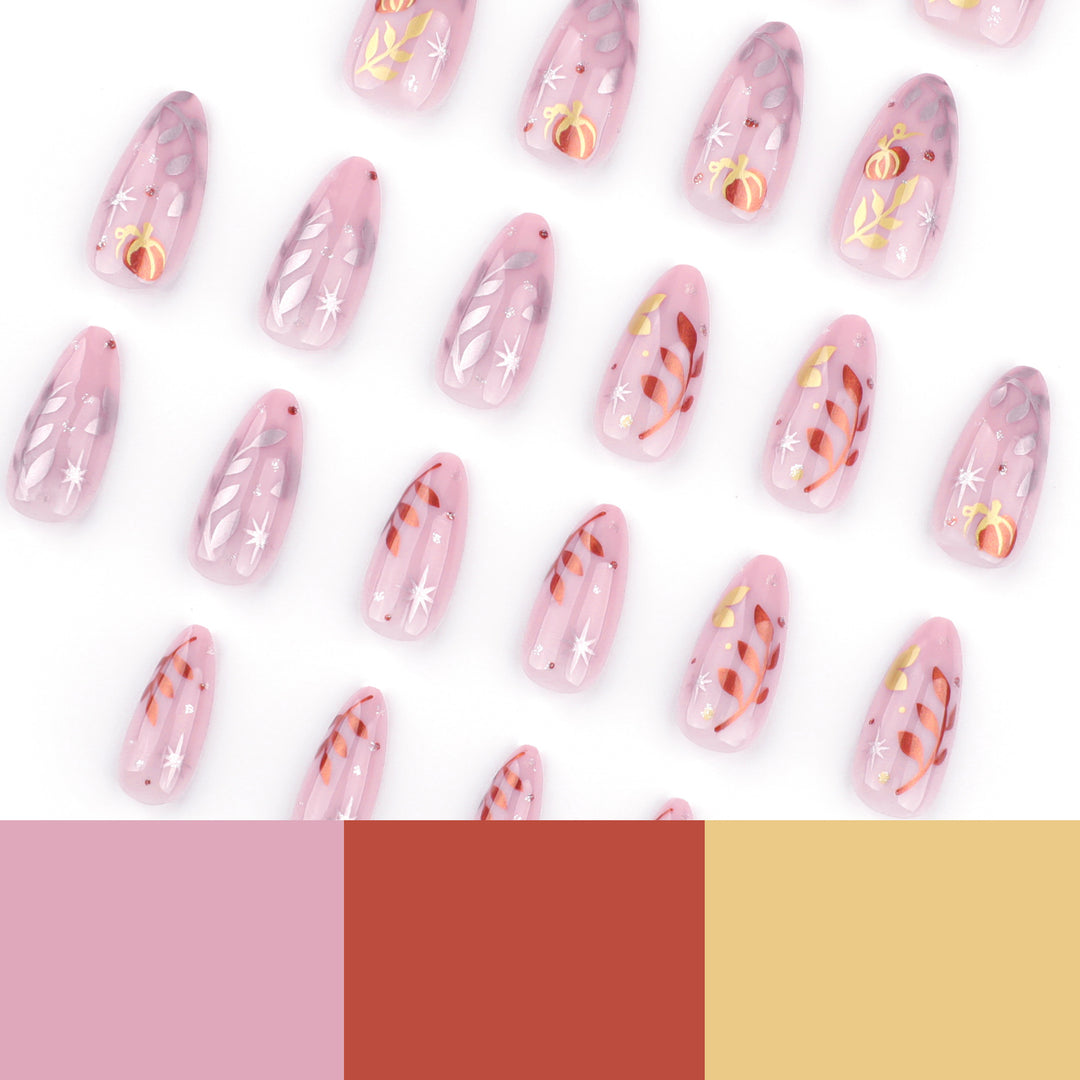 Artistic acrylic nails with elegant floral design Bowlift