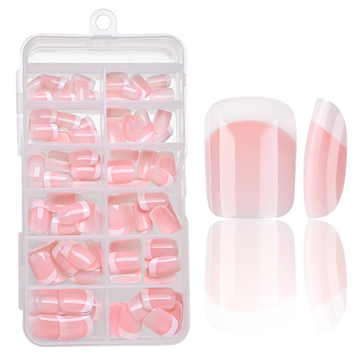 Premium French Tip False Nail Collection Bowlift