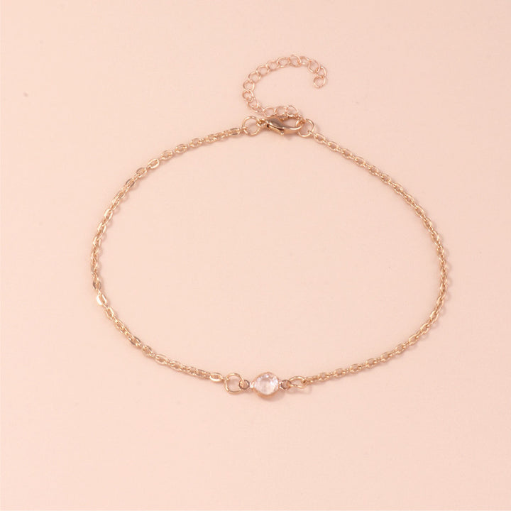 Elegant Minimalist Chain Anklet Bowlift