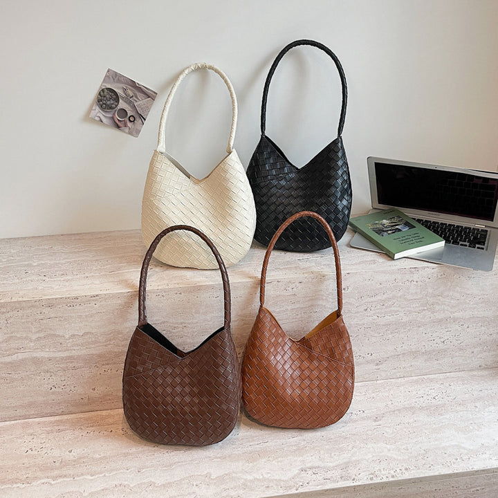 WoWoven Leather Hobo Bag Bowlift