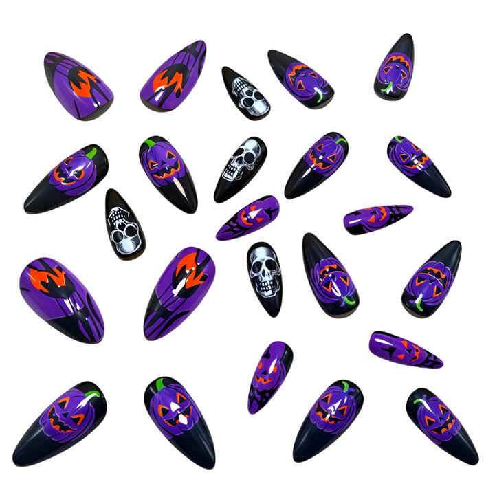 Halloween Fake Nails Bowlift