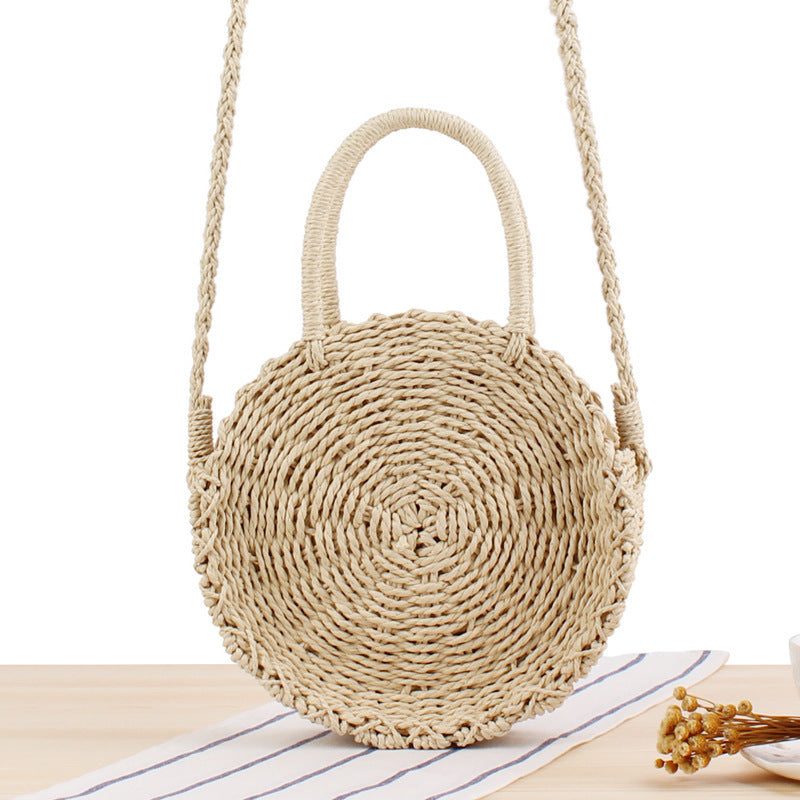 Hand-knotted shoulder bag in round design Bowlift