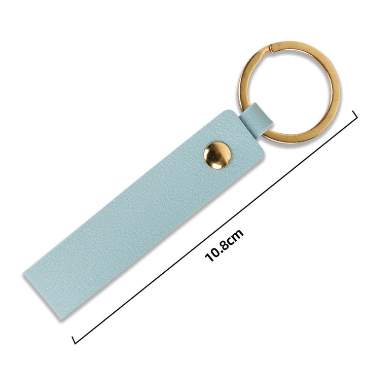Unisex keychain made of high-quality artificial leather with practical loop Bowlift