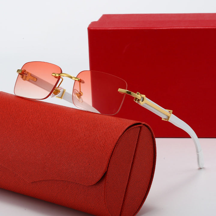 Women's fashionable sunglasses with elegant metal frame and polarized lenses Bowlift