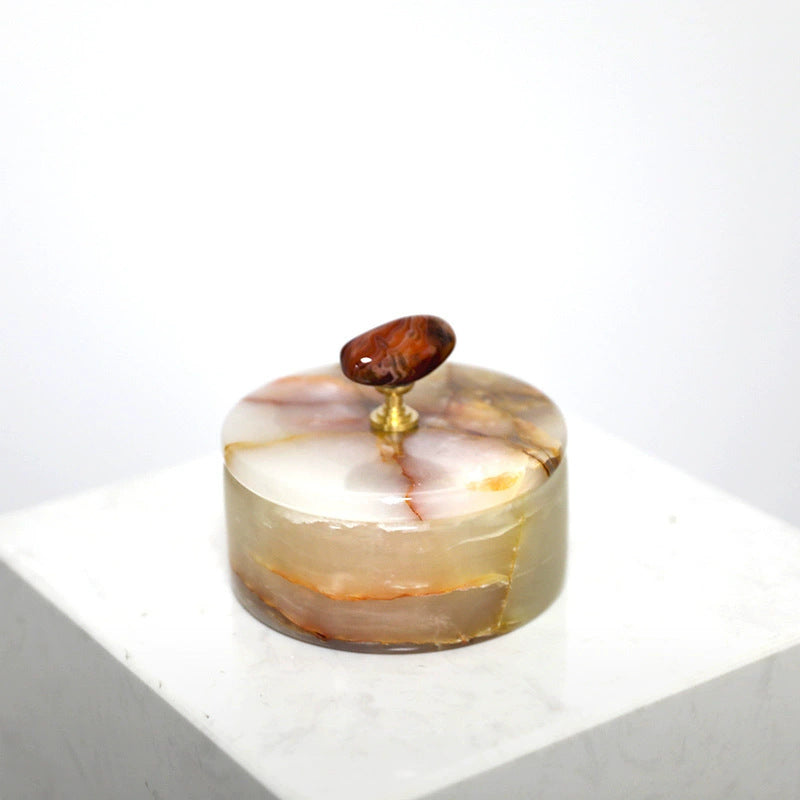 Decorative Stone Jewelry Box