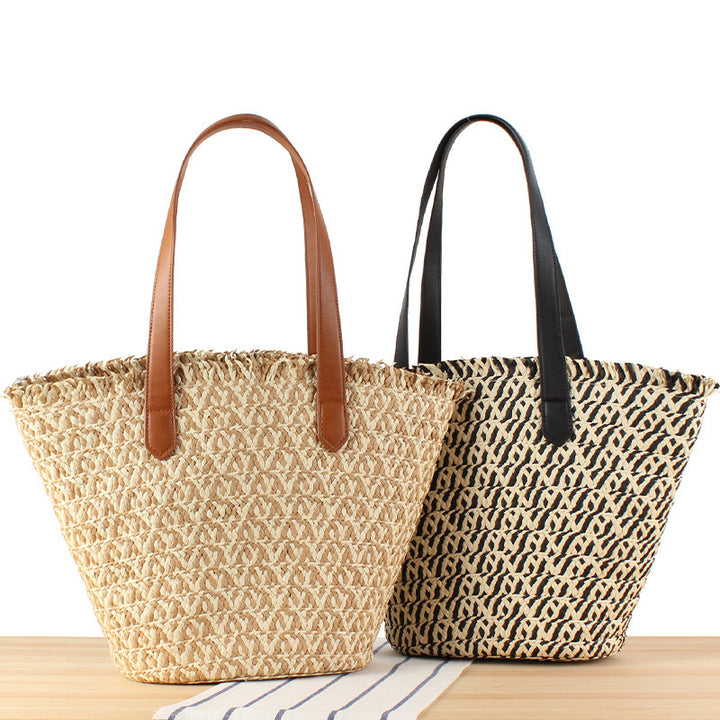 Elegant Basket Bag with Fine Pattern Bowlift