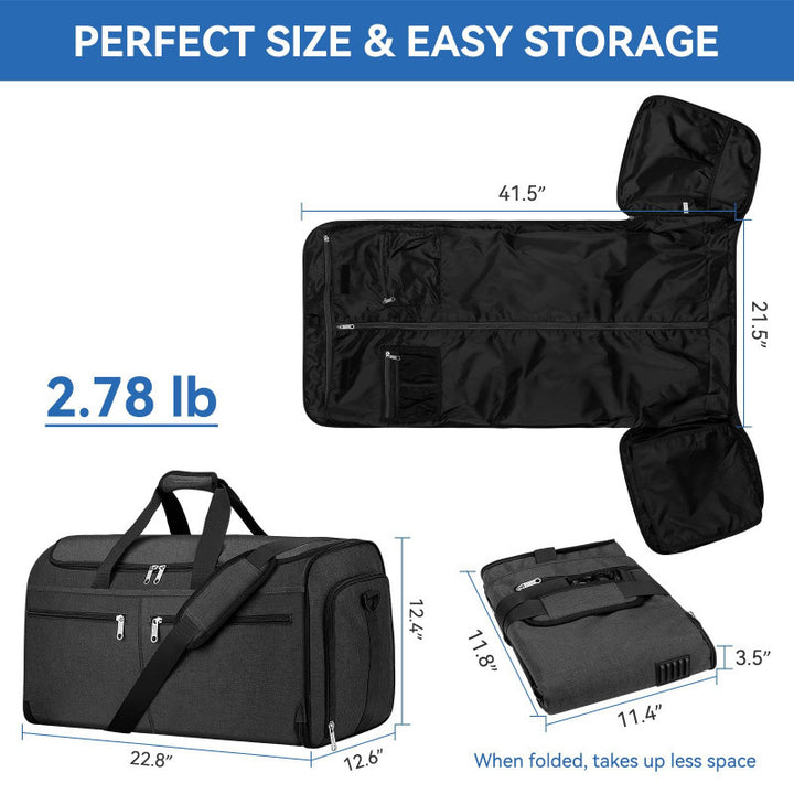 Multifunctional Sports Travel Bag with Multiple Compartments Bowlift