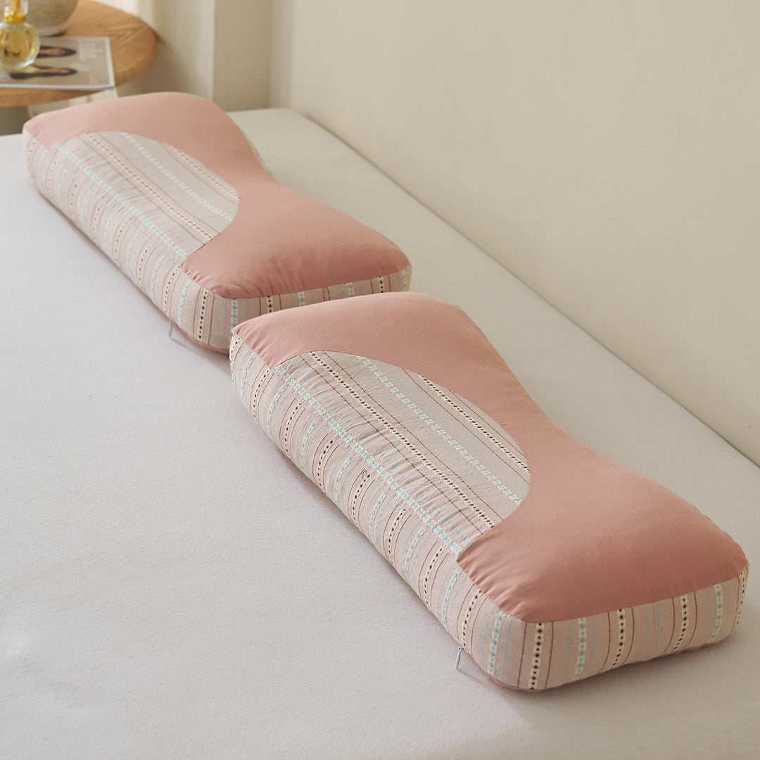Ergonomic Sleep Pillow with Fine Pattern Structure Bowlift