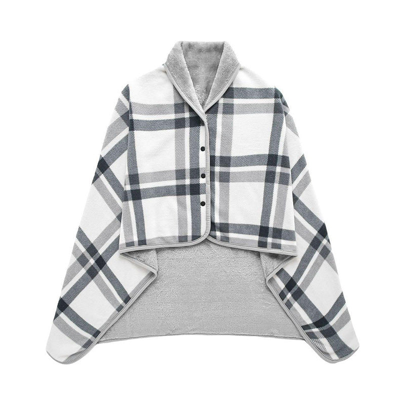 Cozy Plaid Blanket From Bowlift