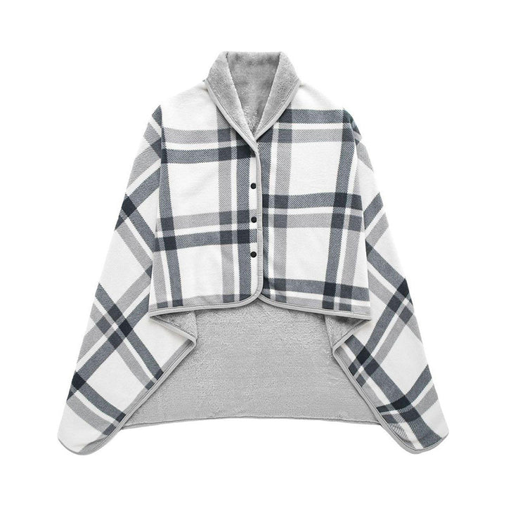 Cozy Plaid Blanket From Bowlift