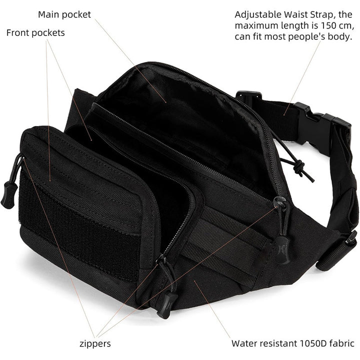 Tactical Hip Bag Bowlift