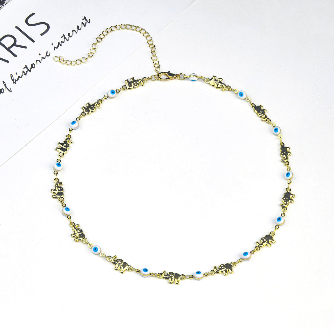 Colorful Elephant Charm Eyewear Chain Bowlift