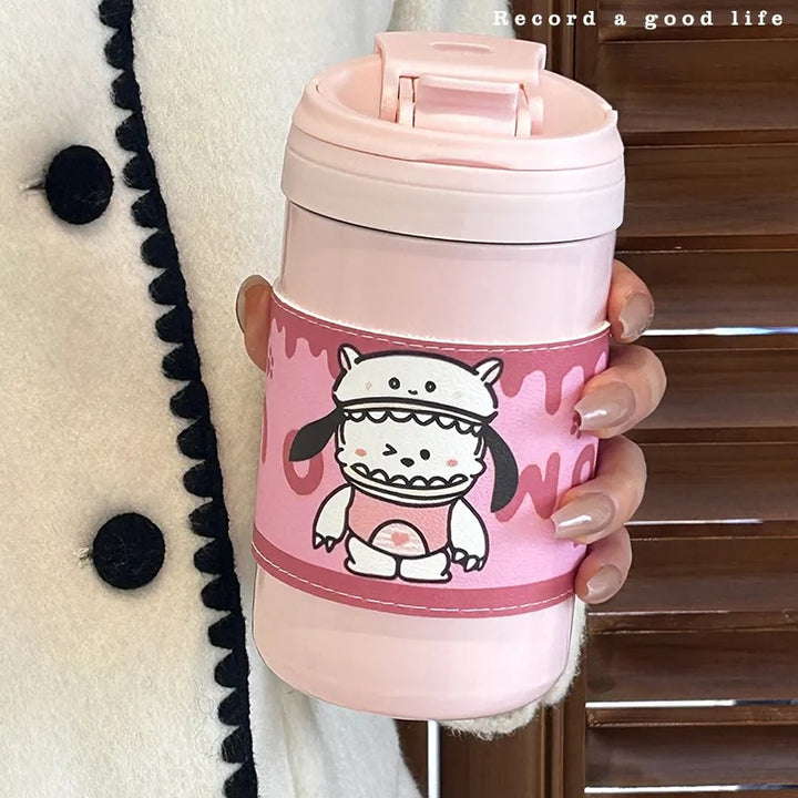 Women's Insulated Thermo Mug with Cute Animal Design Bowlift