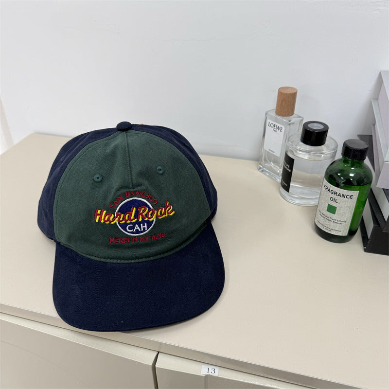 Men's Vintage-Inspired Embroidered Baseball Cap Bowlift 1783922543