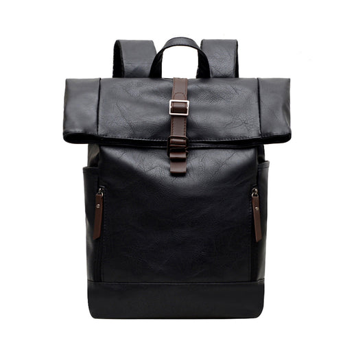 Vintage Style Leather Backpack Bowlift