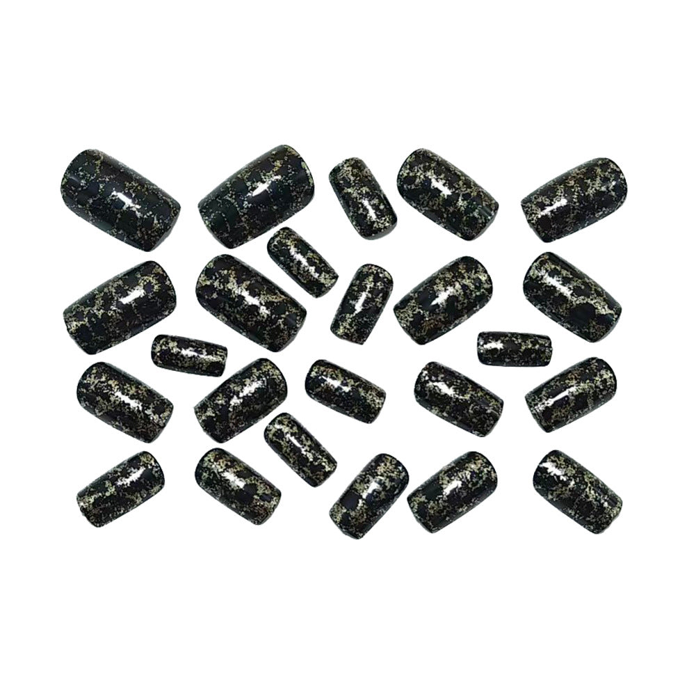Artificial Nails in Elegant Leopard Design Bowlift