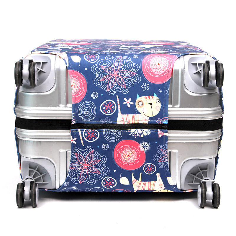 Artistic Animal Print Hard Shell Luggage Bowlift