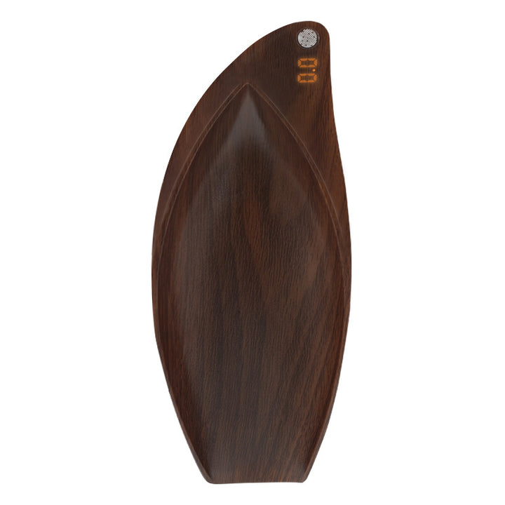 Digital Leaf-Shaped Wooden Weighing Dish