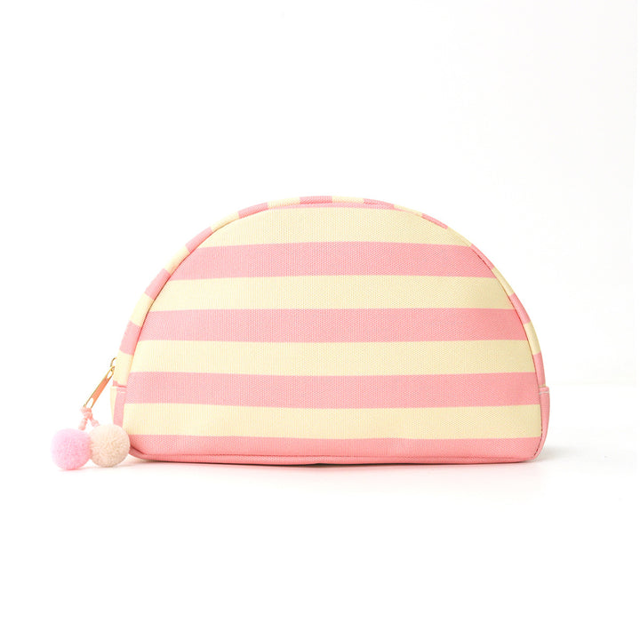 Cosmetic organizer with stylish striped pattern Bowlift