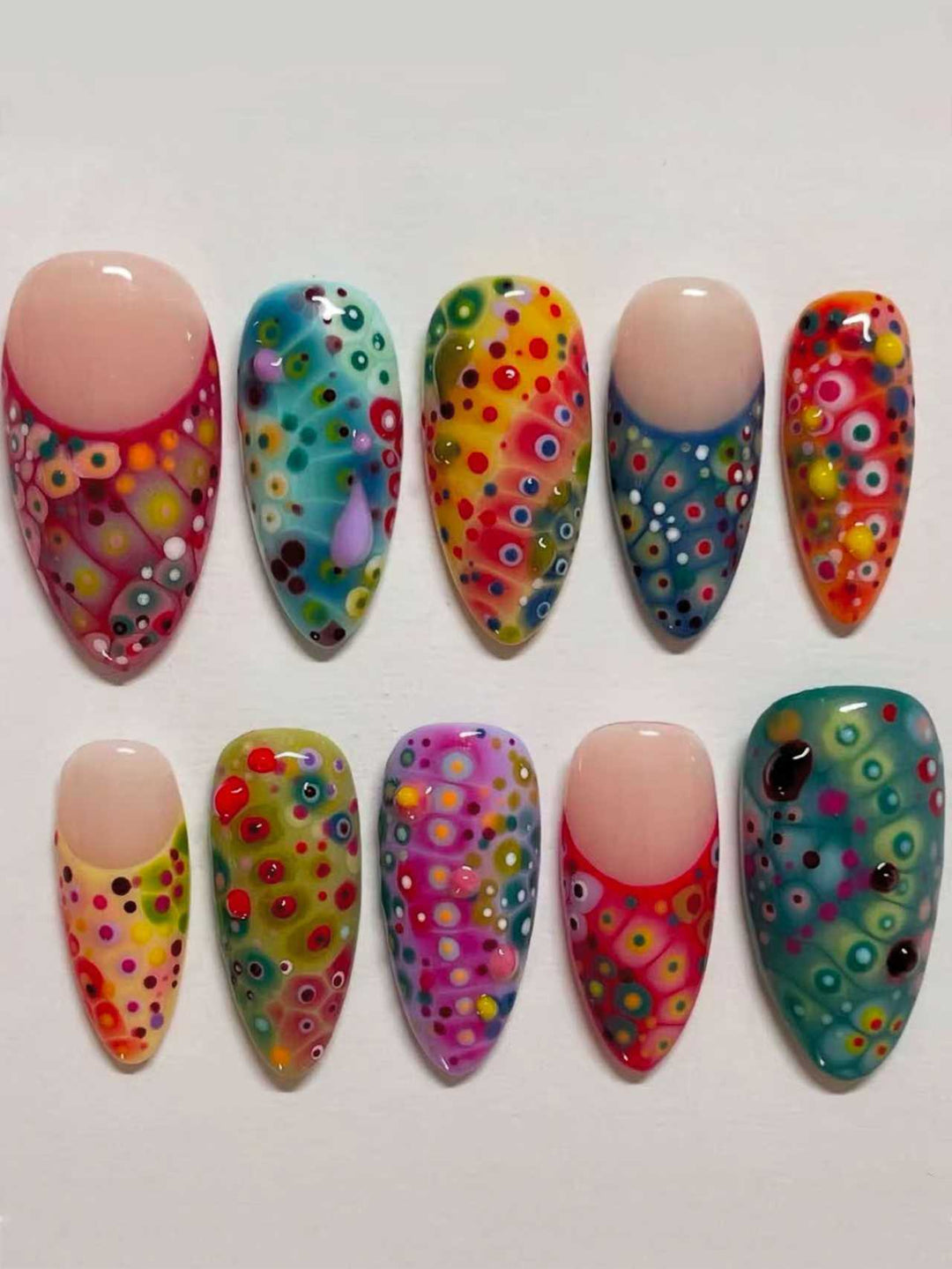 Artistic Decorative Nail Extensions Bowlift