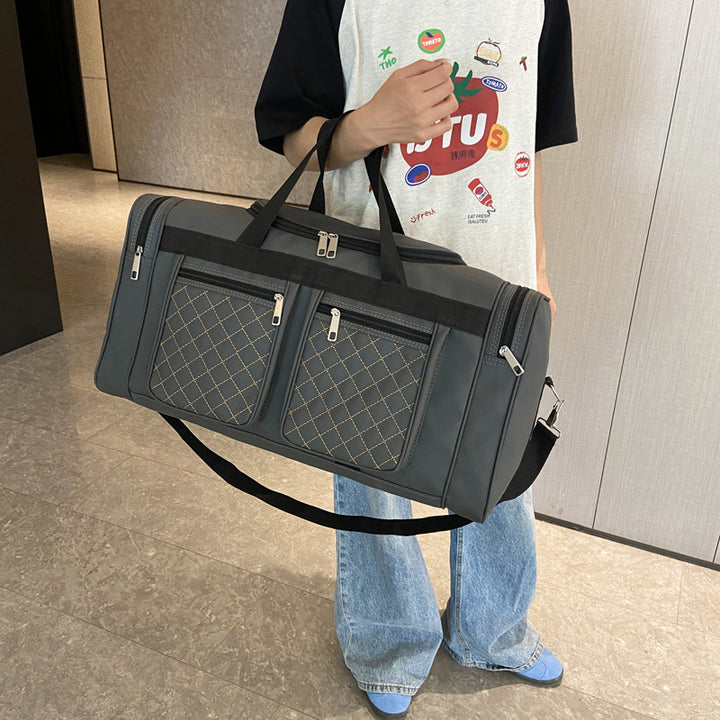 Premium Quilted Travel Duffle Bag Bowlift