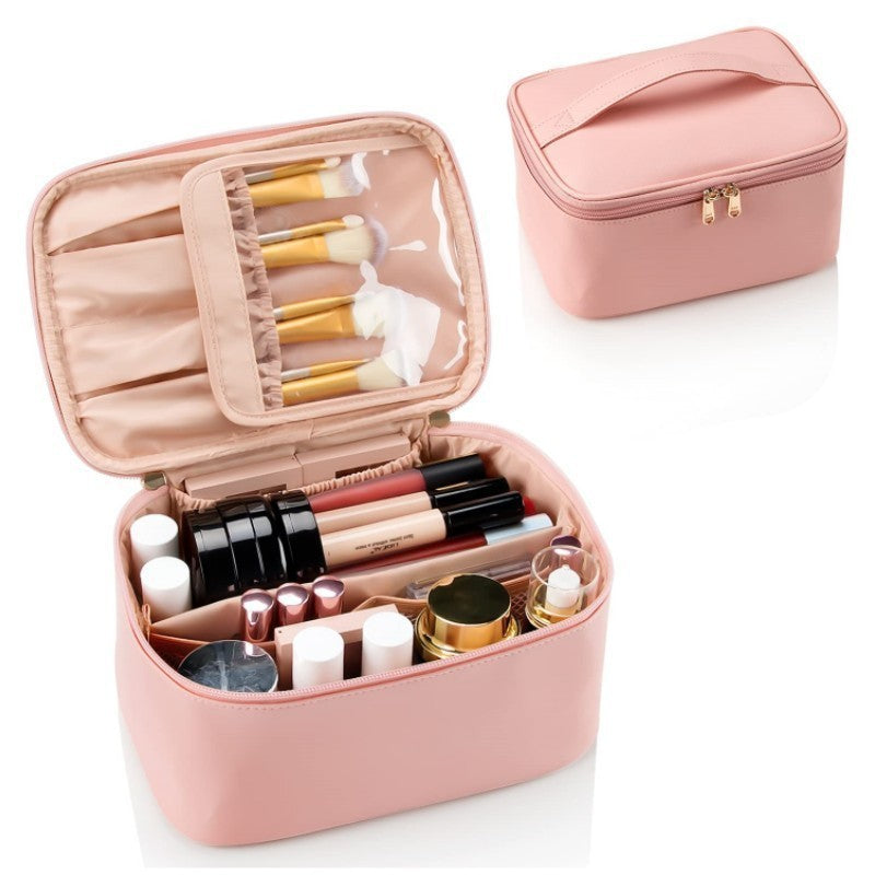 Cosmetic organizer bag with multiple compartments Bowlift